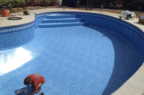 pool liner replacement